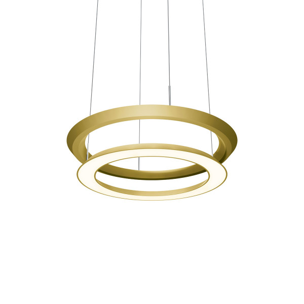 Pendant lamp YANO of Oligo with invisible height adjustment optionally in the surfaces white, black, silver, bronze, rose gold or pistachio