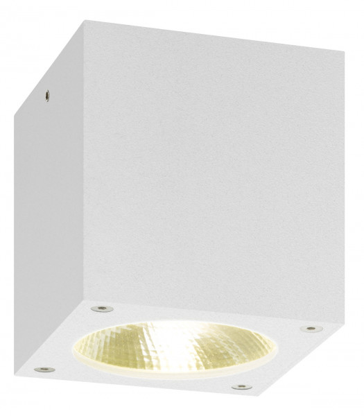 LED ceiling light for outside for use under a canopy, above the terrace or in the bathroom