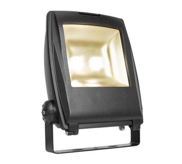LED object or plant spotlight in black surface with 2m supply cable and open cable end