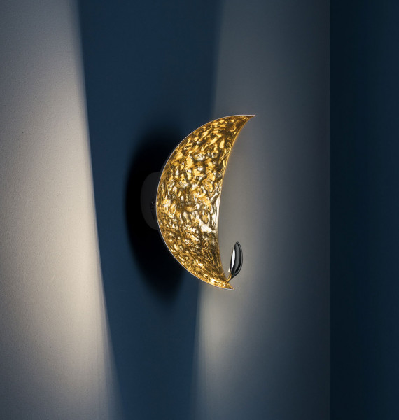 Wall lamp Stchu Moon 05 by Catellani&Smith in surface gold