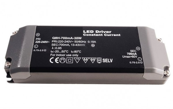 LED converter 700mA, 30W, not dimmable