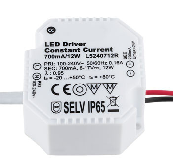 Konstantstrom LED-Konverter 300mA, 12W, nicht dimmbar (Beispielfoto)