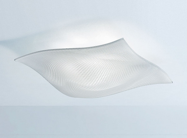 LED ceiling light PULVINUS by Escale with lampshade in 3D printing 