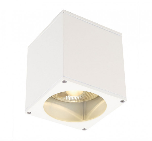 LED ceiling spotlight for interchangeable GU10 / QPAR111 LED or halogen lamps. Available in the surfaces white, gray and anthracite