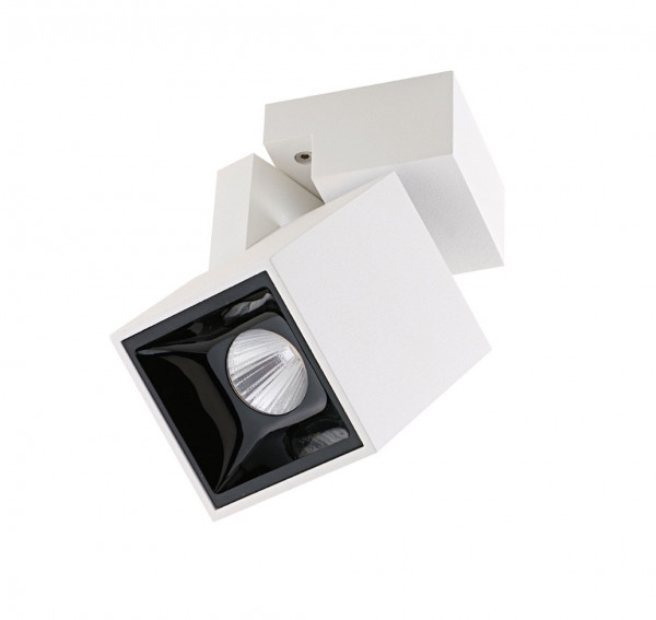 Cubistic LED spot with 619lm. This luminaire is dimmable and rotatable and tiltable