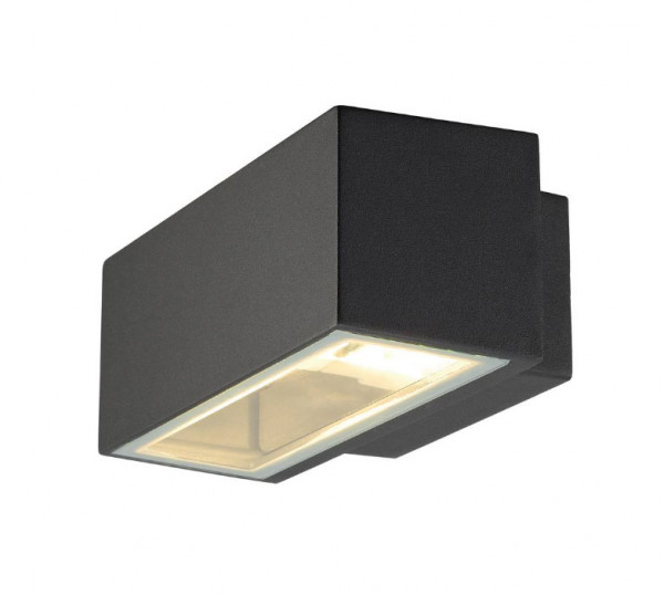 Facade spotlight with double-sided radiation narrow / wide optionally for interchangeable halogen or LED lamps R7s / 78mm