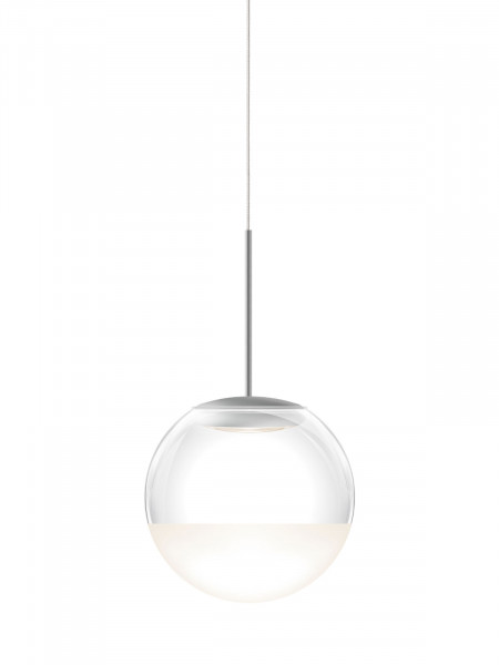 Pendant luminaire BLOP optionally in the glass version DUR or Moll for the track system DUOLARE from Bruck