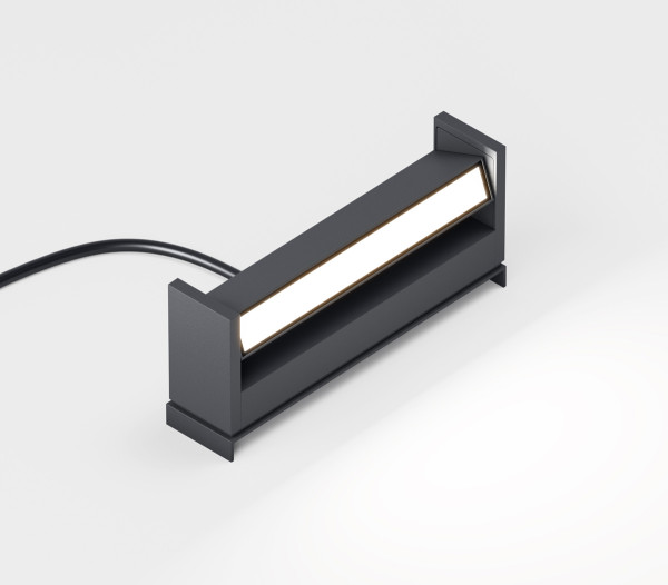 LED garden spotlight slat spike from the IP44.DE connect system, available in black, anthracite or brown