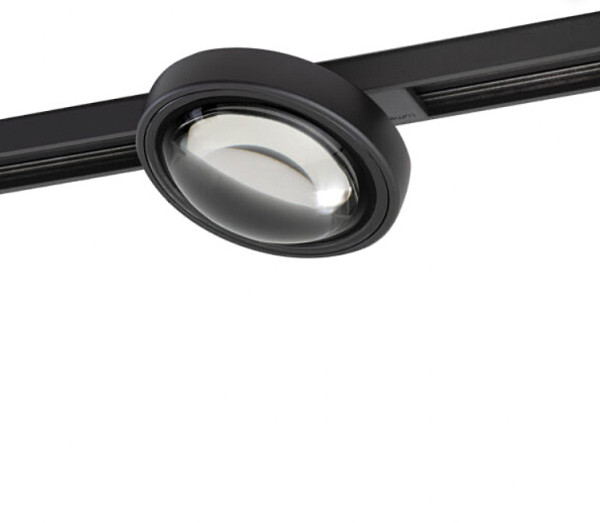 Fly system spotlight for the Trivario magnetic track system from Lumexx, optionally in white, black or chrome finish