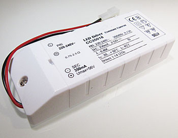 Constant current LED converter 300mA, not dimmable (example photo)