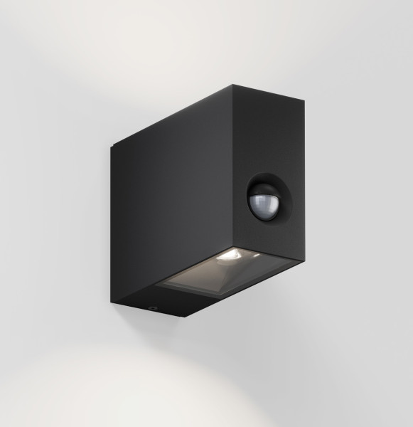 EYE CONTROL LED wall light from IP44.de in a choice of black or anthracite finishes