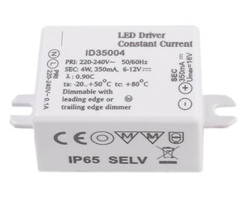 LED converter 350mA, 4W, dimmable