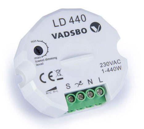 LED pushbutton dimmer