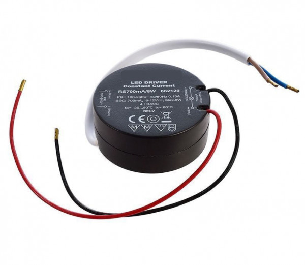 LED converter 700mA, round, not dimmable