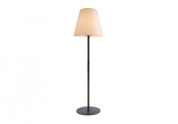 Floor lamp with degree of protection IP44 for outdoor applications such as balconies, patios, lawns etc.
