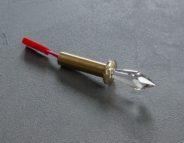 Swarovski LED light point in gold surface with very bright LED, ready for connection to 5V DC voltage for self-construction of starry skies