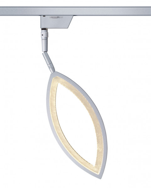 Room light FLAVIA for the 24V track system SMART.TRACK from Oligo optionally with the light colors 2700K or 3000K. Available in the surfaces black, white and chrome matt -version open-