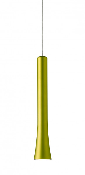 LED pendant luminaire RIO from Oligo - here the luminaire head in the variant Patagonia spring