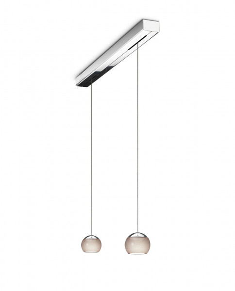LED double pendant luminaire Balino by Oligo with Casambi control system