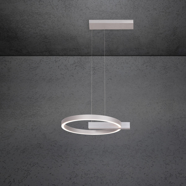 Midnight LED pendant light from Escale with a ring diameter of 40cm