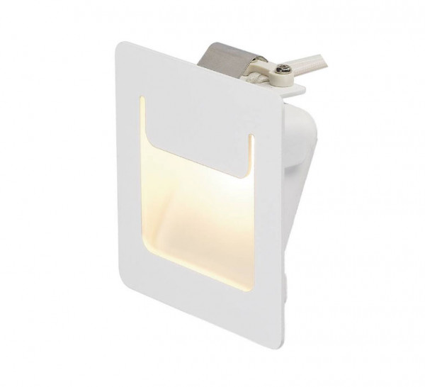 LED recessed wall light for illuminating corridors, passageways or stairs