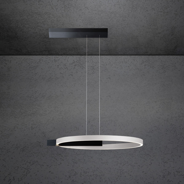 Midnight LED pendant light from Escale with a ring diameter of 60cm