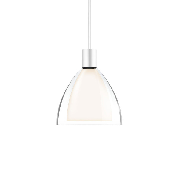 LED pendant luminaire SILVA NEO 160 for the 230V track system DUOLARE from Bruck - here the variant with surface white