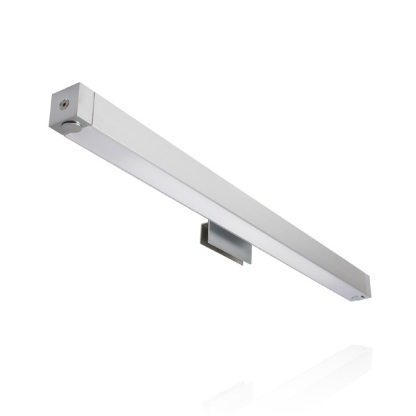Mirror clamp-on lamp ONLY CHOICE FIX of Top-Light optionally in the surface chrome, chrome matt or nickel matt