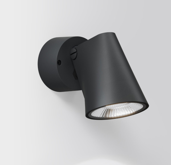STIC LED wall light from IP44.de in a choice of black, anthracite, cool brown or white finishes