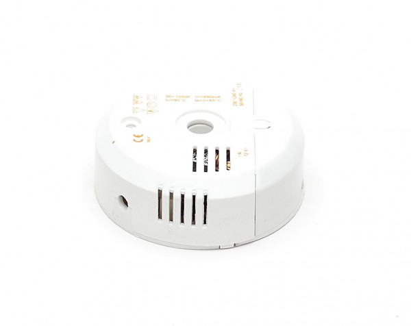 Touch dimmer / touch former in round design with a maximum load of 105VA