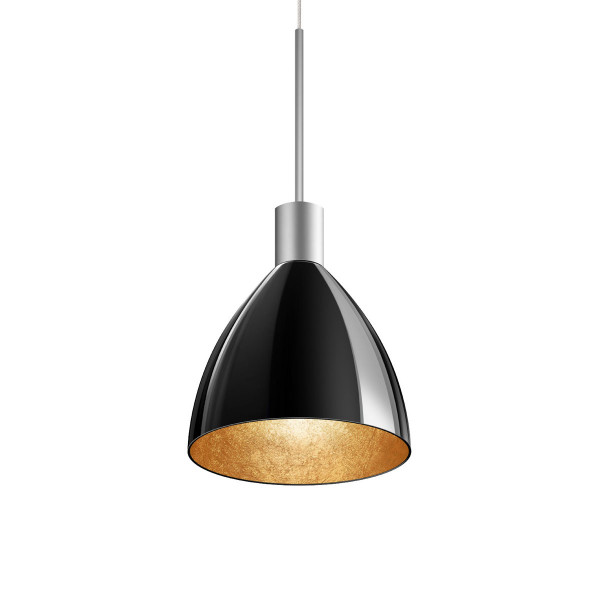 LED pendant luminaire SILVA NEO 160 for the 230V track system DUOLARE from Bruck - here the variant with surface matt chrome