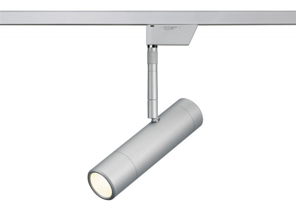 Spot luminaire Sentry for the 24V track system SMART.TRACK of Oligo optionally with beam angle 26° or 43° and the light colors 2700K or 3000K. Available in the surfaces white, black and chrome matt.