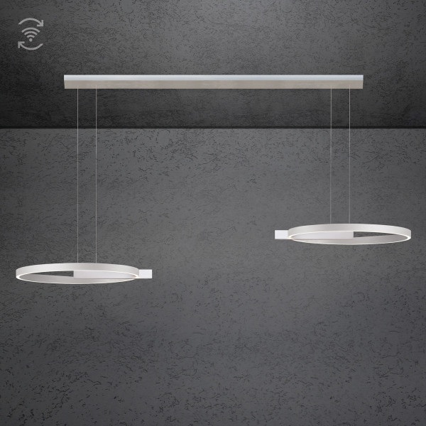 Midnight pendant light from Escale with a width of 194cm for large tables